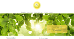 Desktop Screenshot of praxis-casa-vita.de